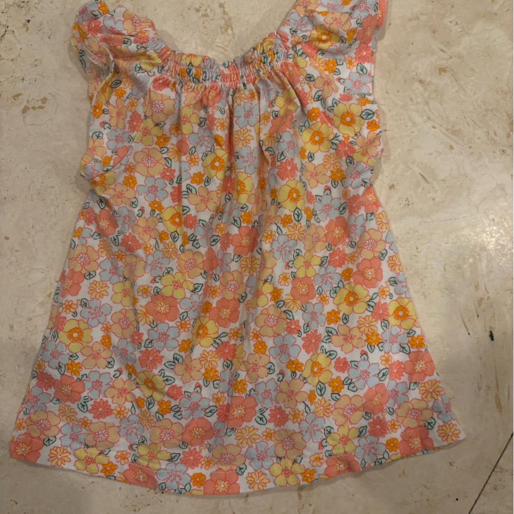 Carter's Floral Sundress - Pink, Yellow & Blue